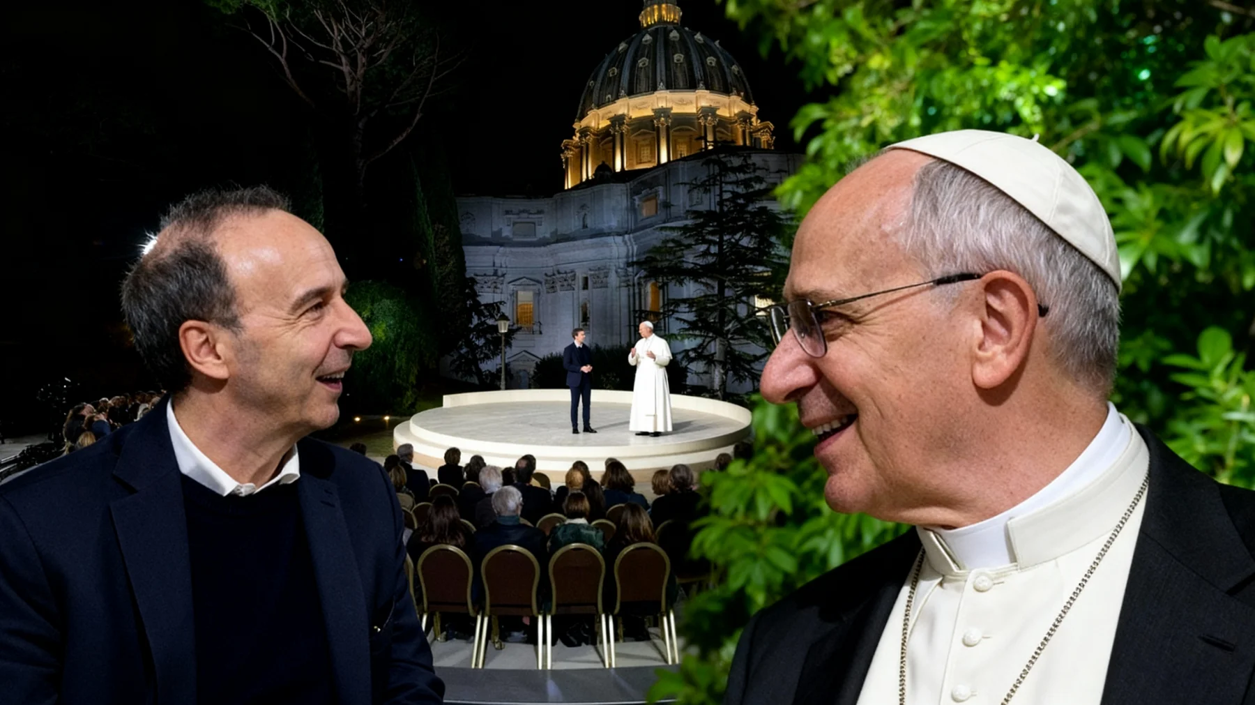 PIETRO - UN UOMO NEL VENTO! Benigni Vaticano"