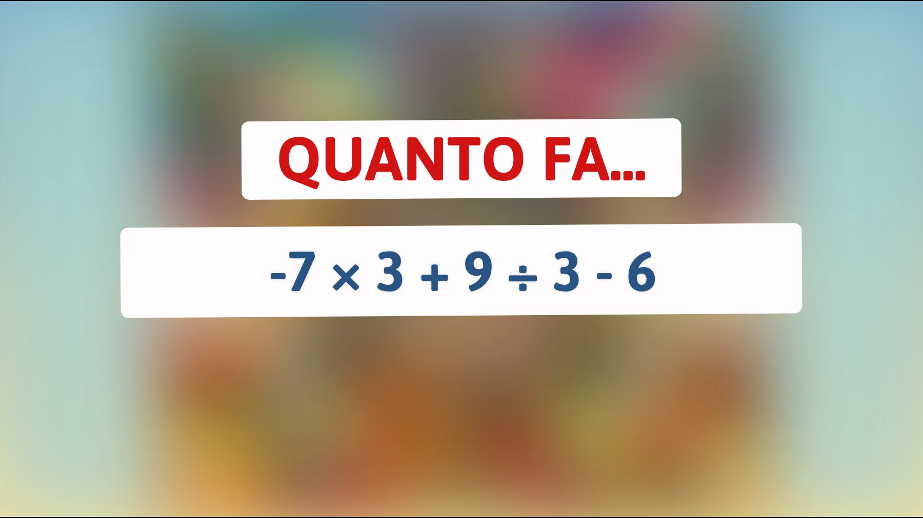 Sei davvero un genio? Risolvi questo indovinello che solo le menti più brillanti possono capire!"