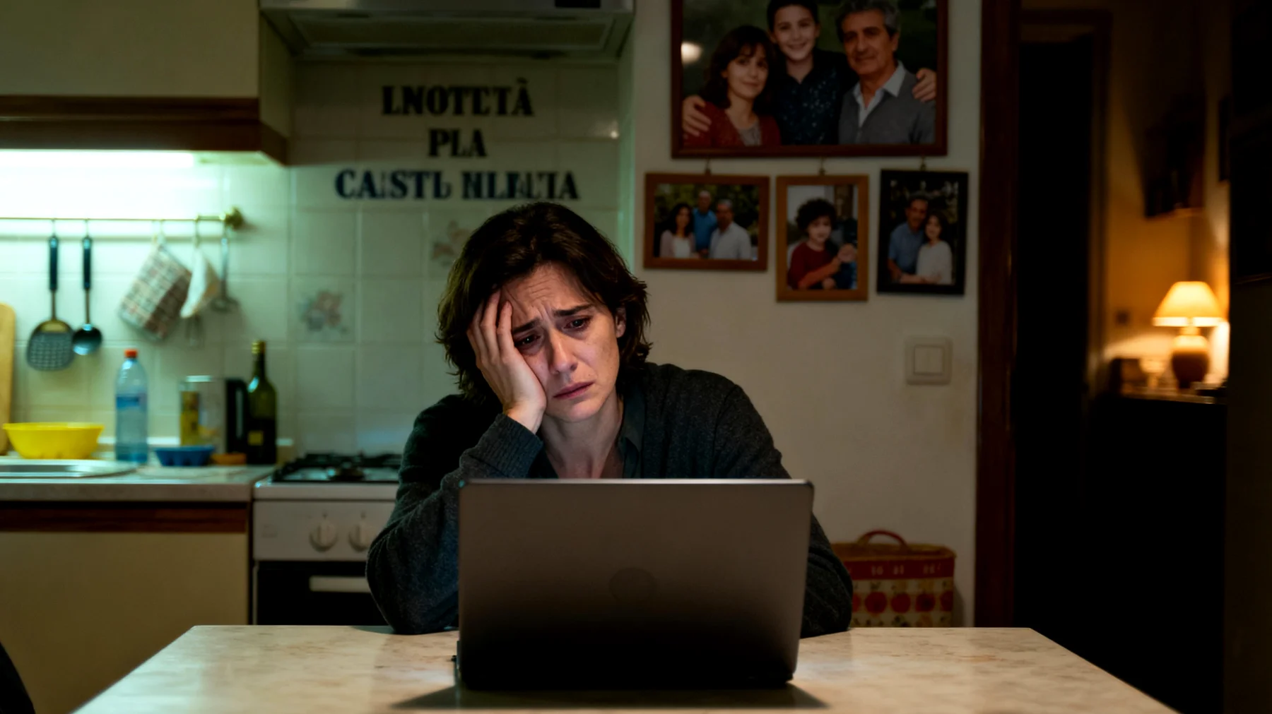 Genitori che provano sensi di colpa per non essere sufficientemente presenti o adeguati nella vita dei loro figli adolescenti, sentendosi in difficoltà nel bilanciare le responsabilità lavorative, personali e genitoriali durante una fase delicata della crescita"