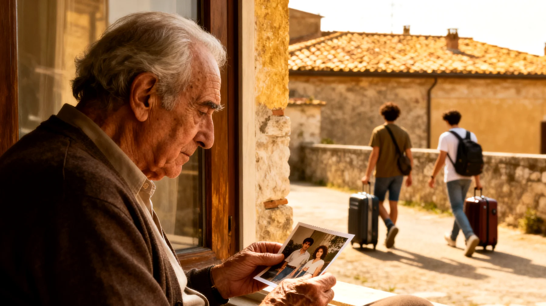 Nonno che teme di perdere il legame affettivo con i nipoti giovani adulti che stanno costruendo la propria vita indipendente"
